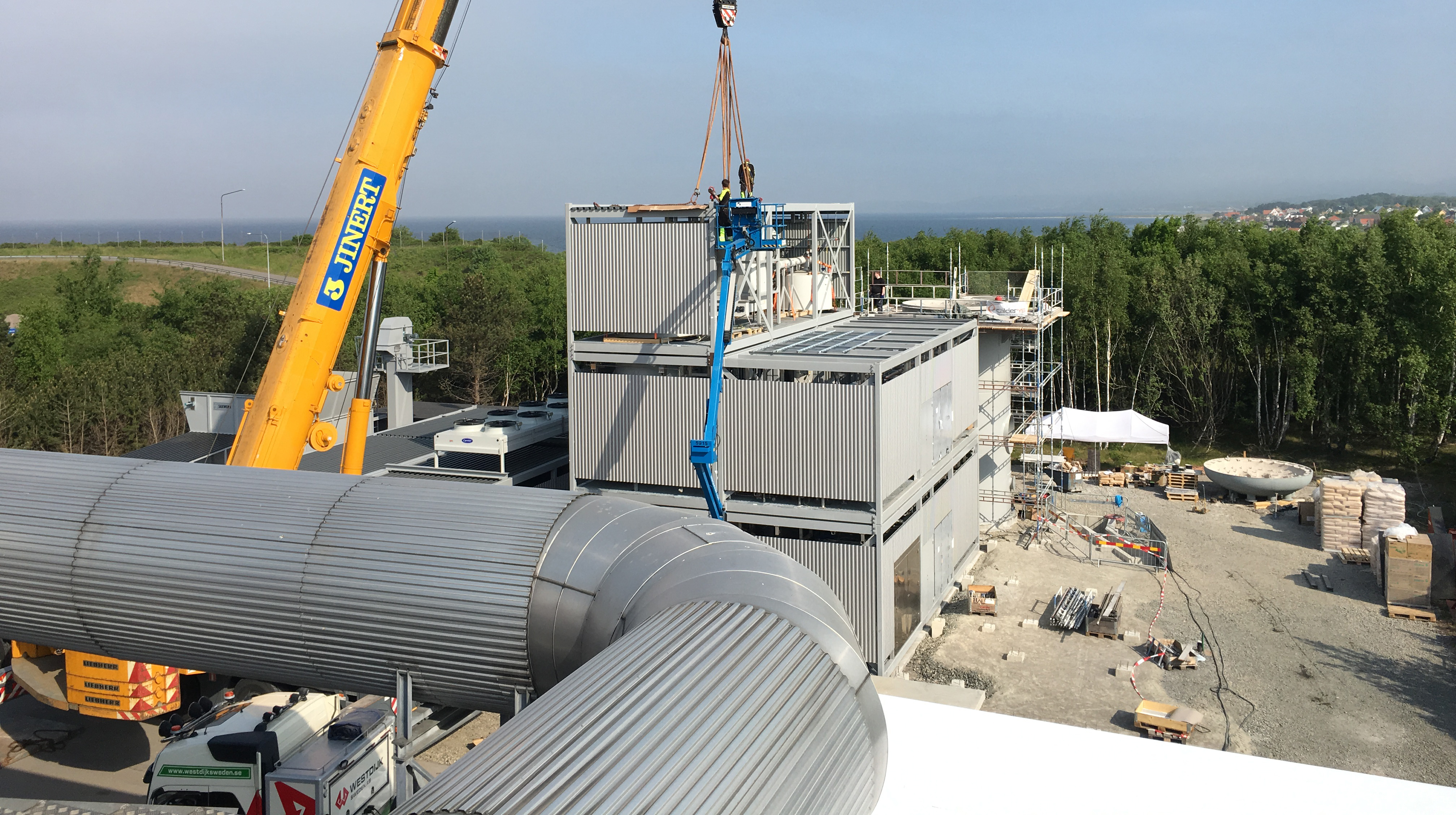 Höganäs Cortus energy förgasning pilotanläggning bygge