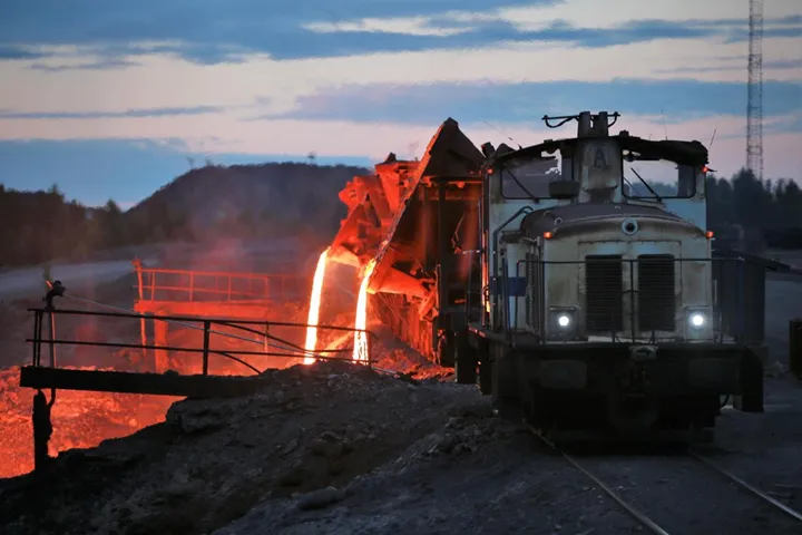 Slag tip in Luleå