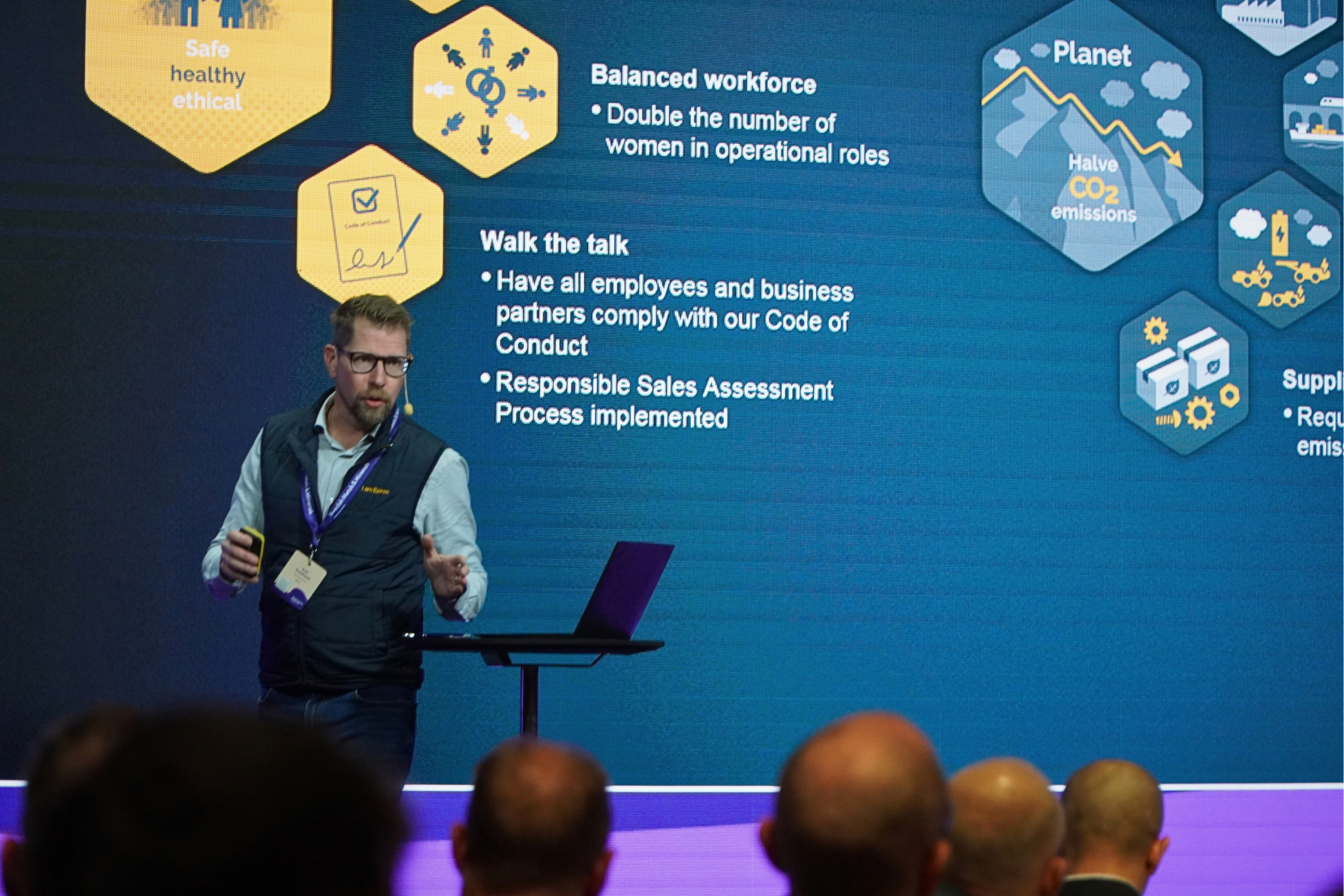 Erik Svedlund, Global Business Manager Sustainability, Epiroc.